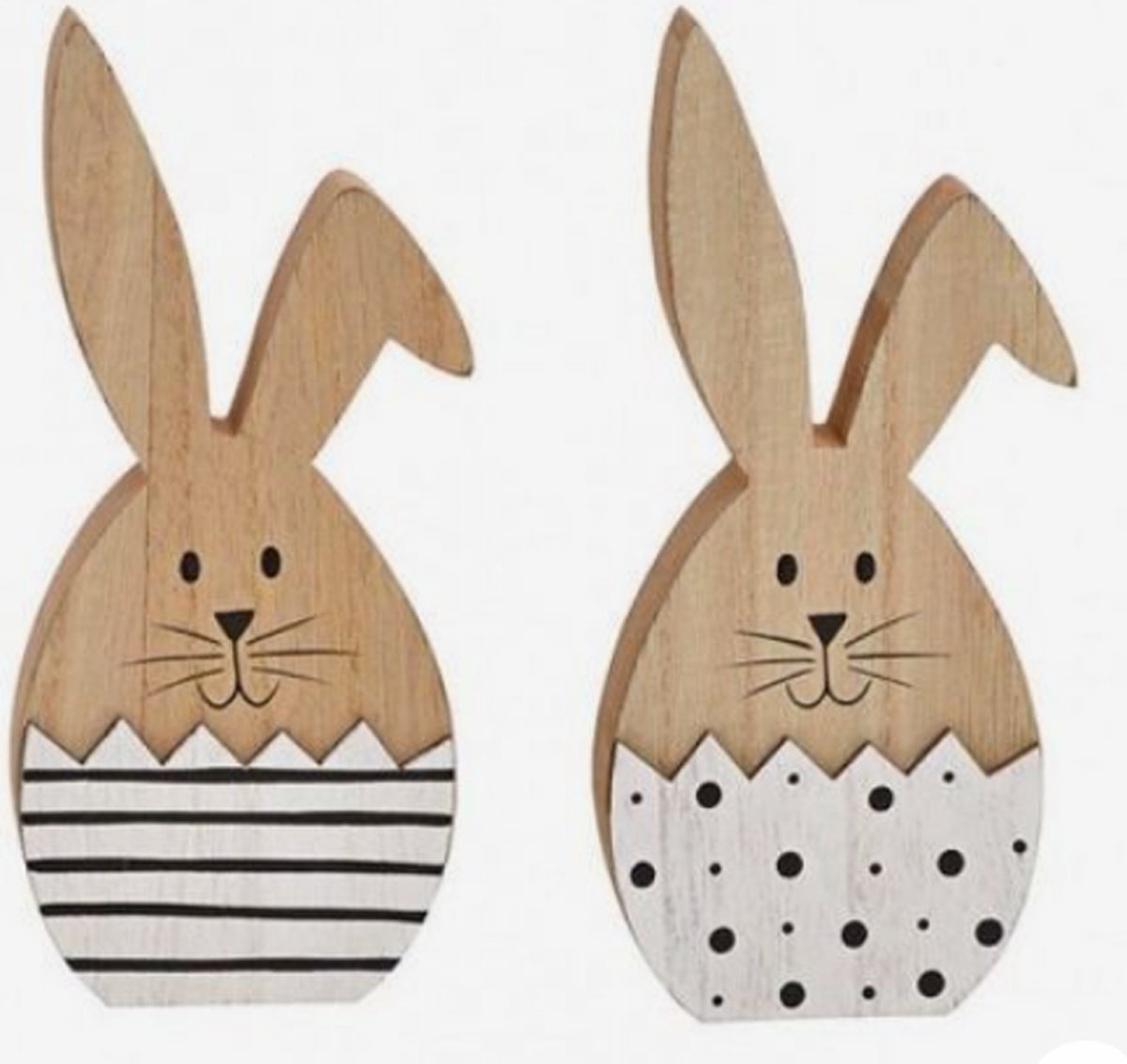 Paasdecoratie gepersonaliseerd in hout | Paascadeau | Hanger Pasen met naam | Pasen | Pasen hanger | Houten aanhangwagen | Paasnest | paasmandje/konijntje in ei